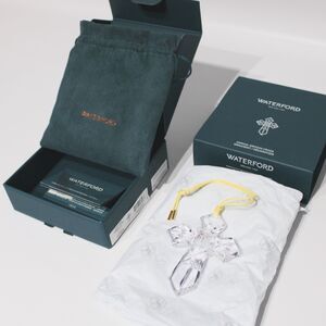 New in Box Waterford Crystal 4" 2024 Christmas Annual Origami Ornament (A7)